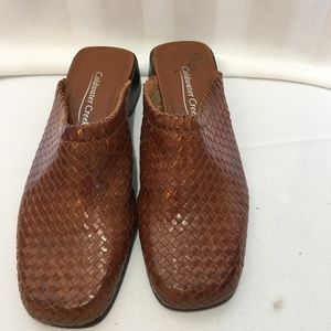 Coldwater Creek Leather Upper Mule - 7.5 M